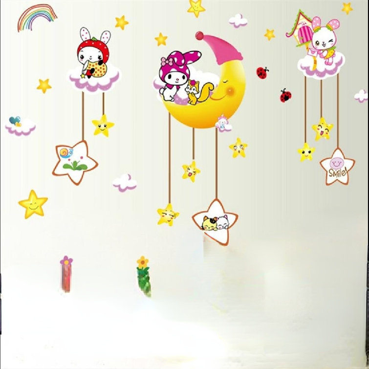 Captive Gala Cartoon Lovely Children''s Room Background Wall Decoration Kindergarten Layout Wall